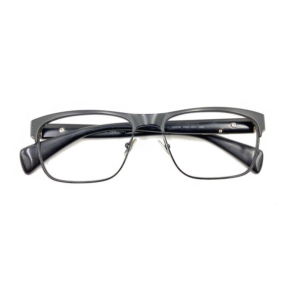 Prada VPR 61P FAD-1O1 Black Silver Eyeglasses Frames 53-16 140 Italy Designer - Picture 12 of 12